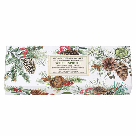 MICHEL Design White Spruce - Boxed Soap Gift Set