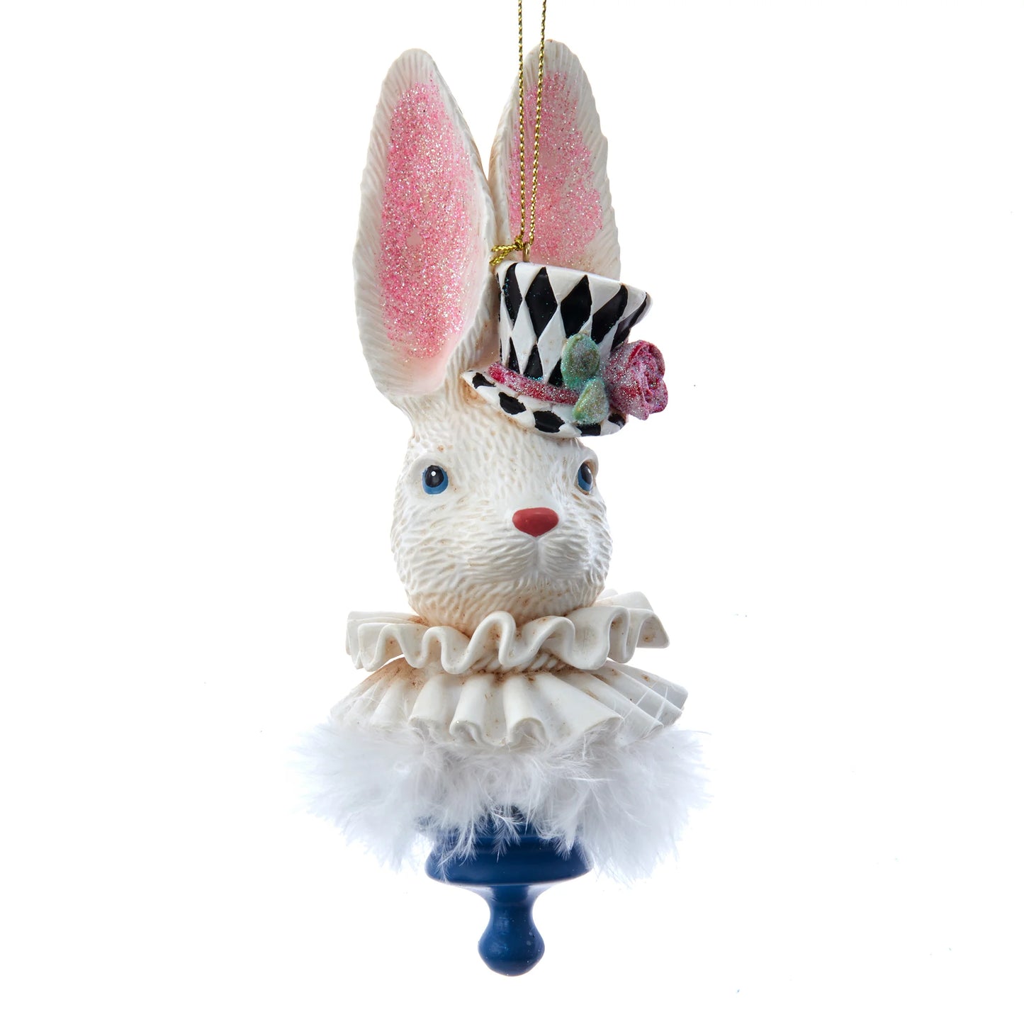 Hollywood Nutcracker, White Rabbit Ornament