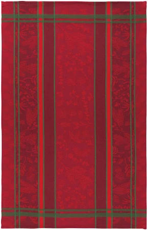 Tea Towel, Winterberry Jacquard