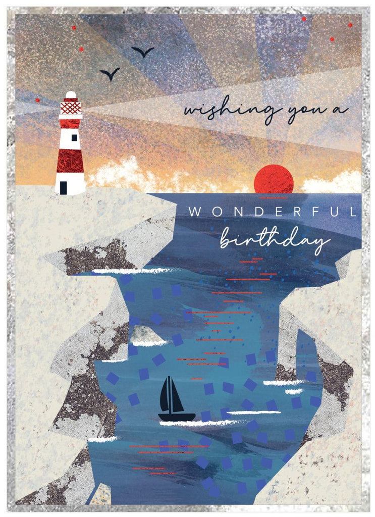 Card. Birthday:  Wishing you a wonderful birthday