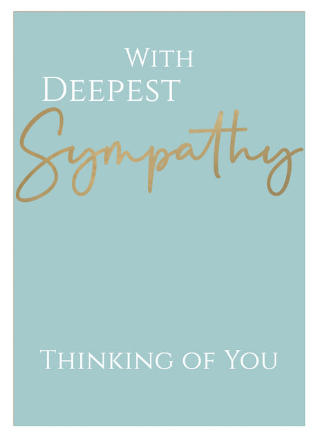 Card, Sympathy, With Deepest Sympathy