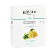 Maison Berger Paris,  Car Diffuser Refill, Zest of Verbena