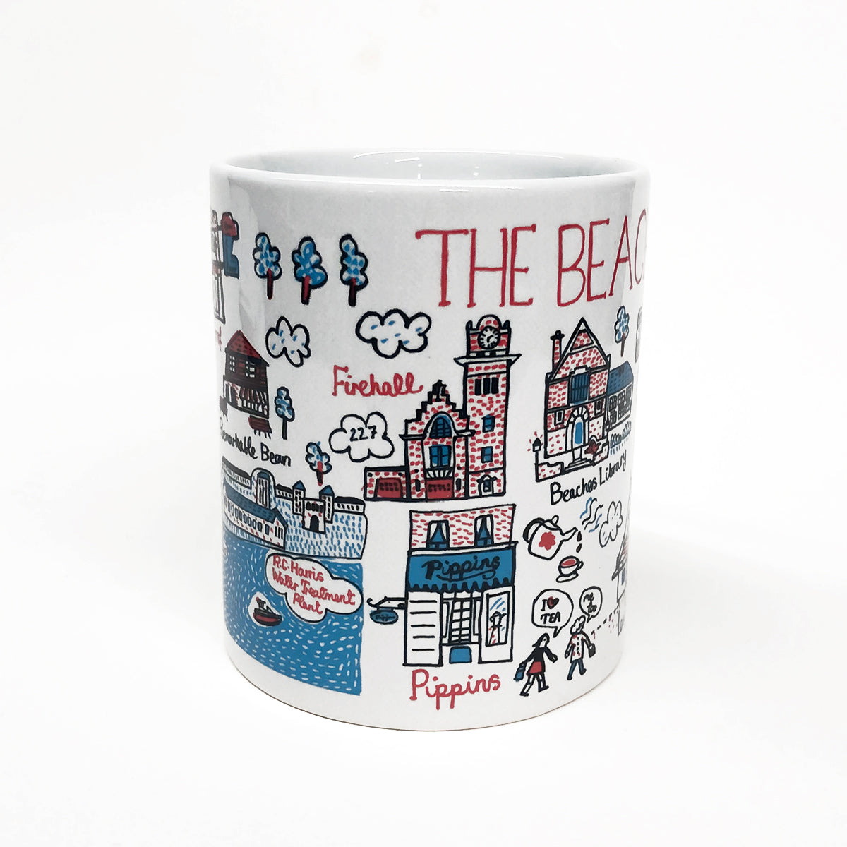 Cityscape Mug, The Beach