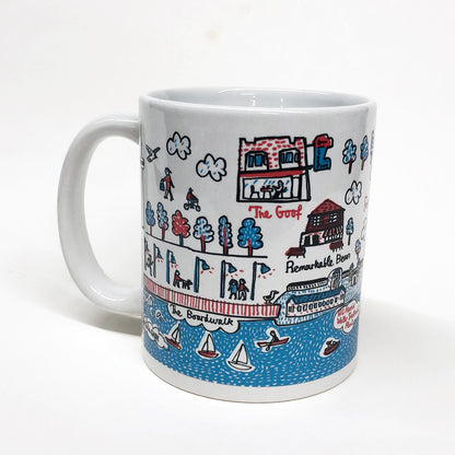 Cityscape Mug, The Beach