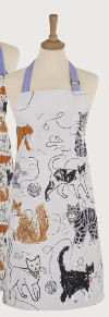 Apron,  Feline Friends by Ulster Weavers