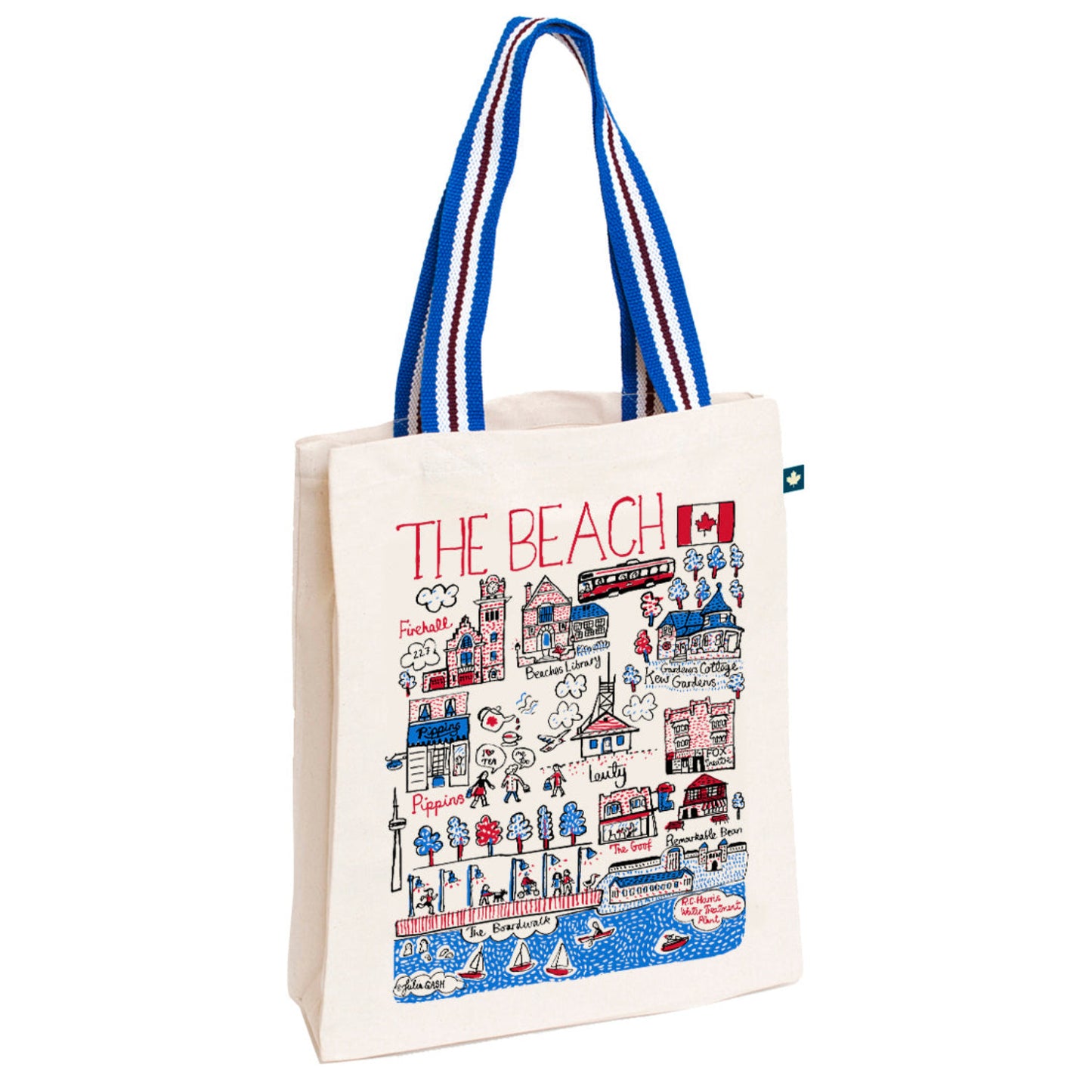 Cityscape Tote Bag, The Beach