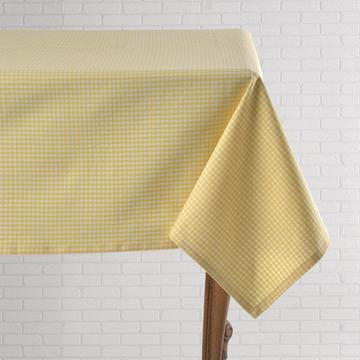 Tablecloth, Yellow Gingham 60 x 60"