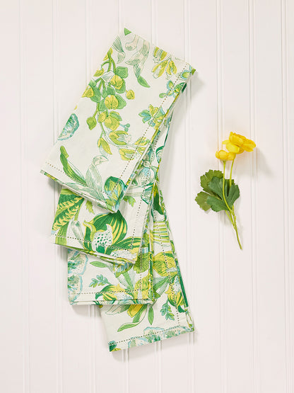 Napkin, Fabric, April Cornell, Orchid Study
