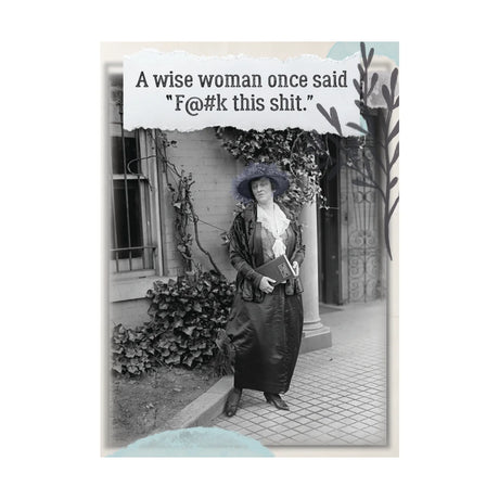 Card, All Occasion;  A wise woman