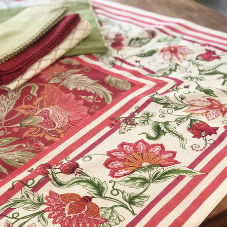 Tablecloth, Foliage Bano Plum, 60" x 60"
