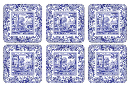 Pimpernel Blue Italian - Coaster