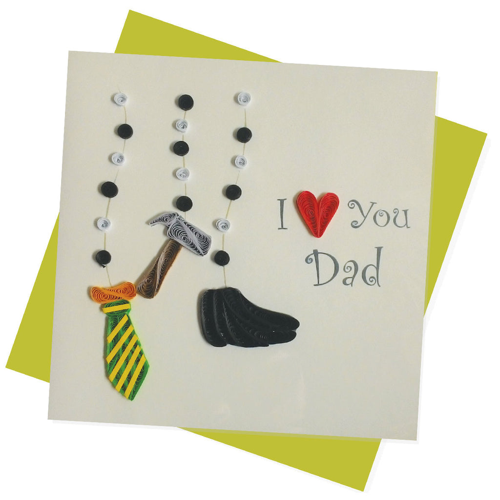 Card, Dad; I "heart" you Dad
