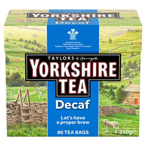 Yorkshire Decaffeinated - 80 Teabags