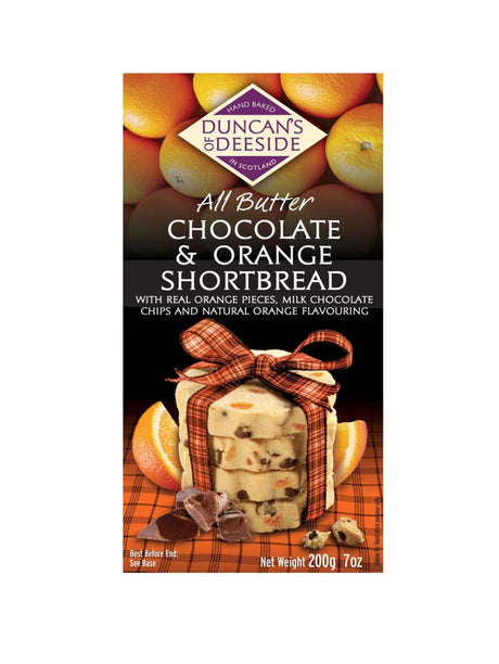 Duncan's of Deeside - All Butter Chocolate & Orange Shortbread