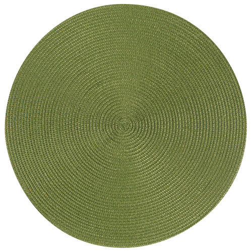 Round Green Placemat