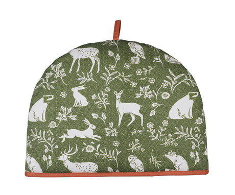 Tea Cosy - Forest Friends Sage by Ulster Weavers