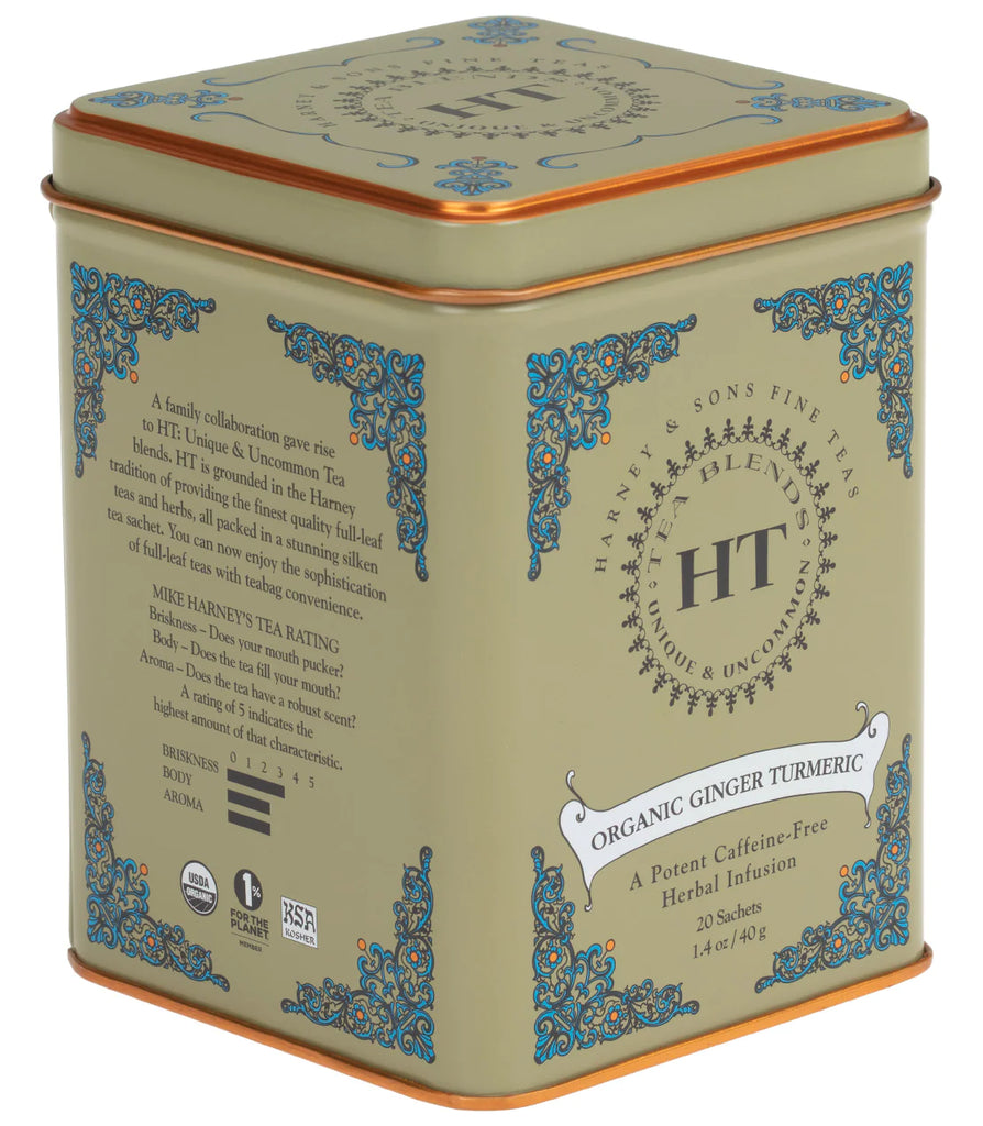 Harney & Sons Organic Ginger & Tumeric,  Herbal Tea