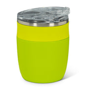 Mug, Insulated Tumbler with Flip Top Lid, Green/Green