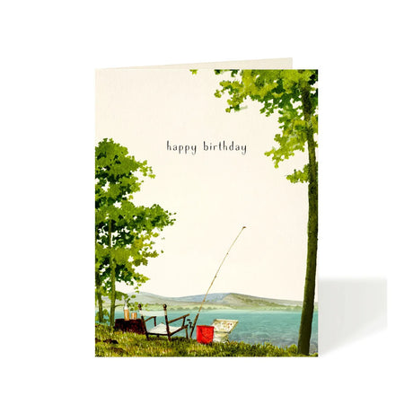 Card, Birthday, Gone Fishing