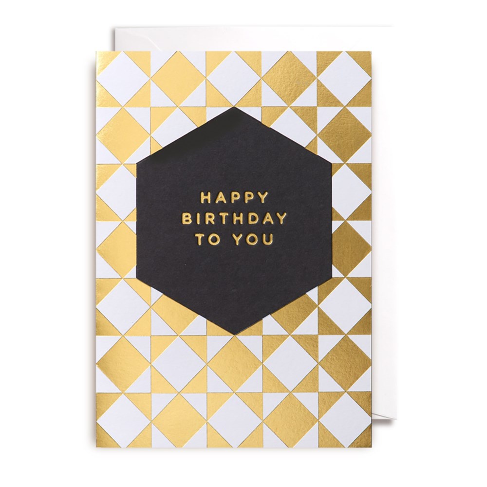 Card. Birthday:  Happy Birthday to you