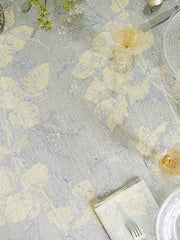 Tablecloth, April Cornell, Hemmingway Linen Grey RECTANGLE Tablecloth 54x90"