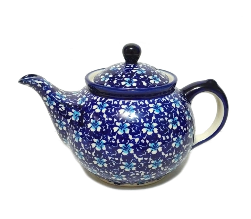 Boleslawiec Polish Pottery - Floral Fantasy  Afternoon Teapot