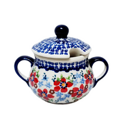 Boleslawiec Polish Pottery - Country Garden Creamer & Sugar Bowl Set