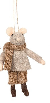 Mouse; Woodland Mouse with Matching Scarf & Pants
