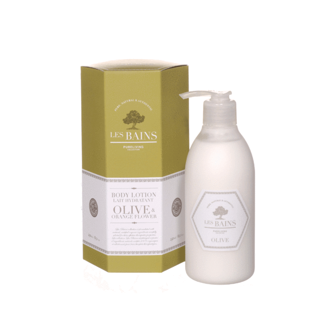 Les Bains Olive and Orange Flower Hand and Body Lotion