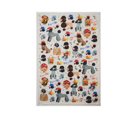 Tea Towel,  Oohlala Poodles