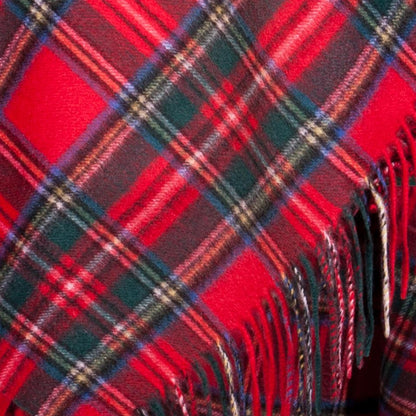 Royal Stewart,  Lambswool Long Womens Cape