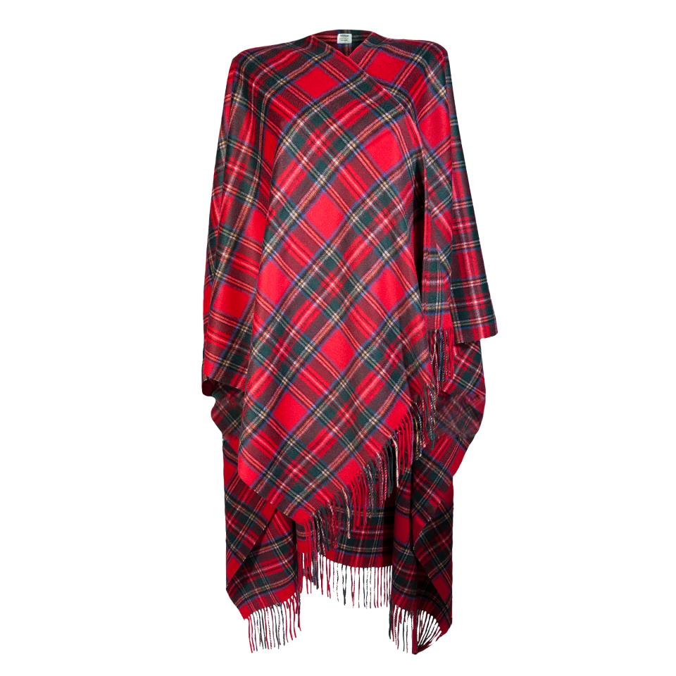 Royal Stewart,  Lambswool Long Womens Cape