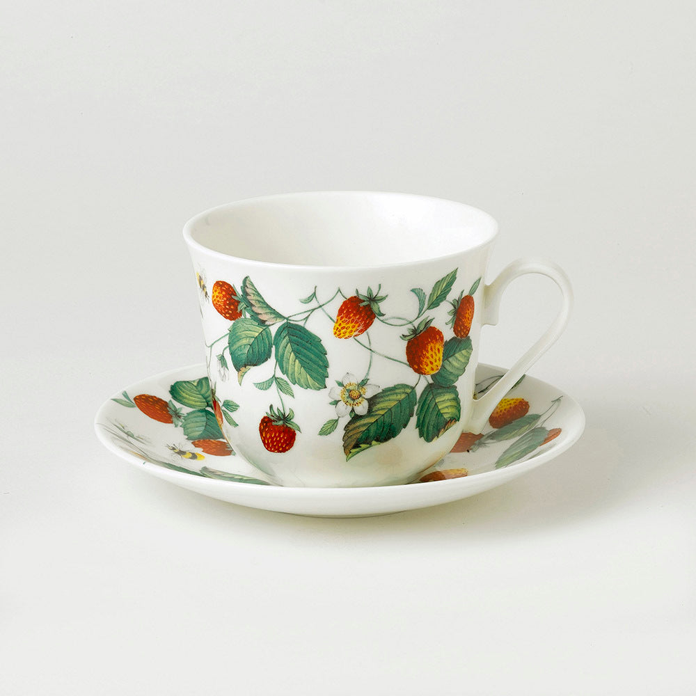 Roy Kirkham Alpine Strawberry Breakfast Cup & Saucer