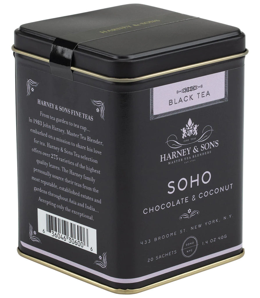 Harney & Sons Soho Chocolate Coconut, Black Tea