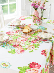 Tablecloth, April Cornell, Rose Hip RECTANGLE Tablecloth 60x90"