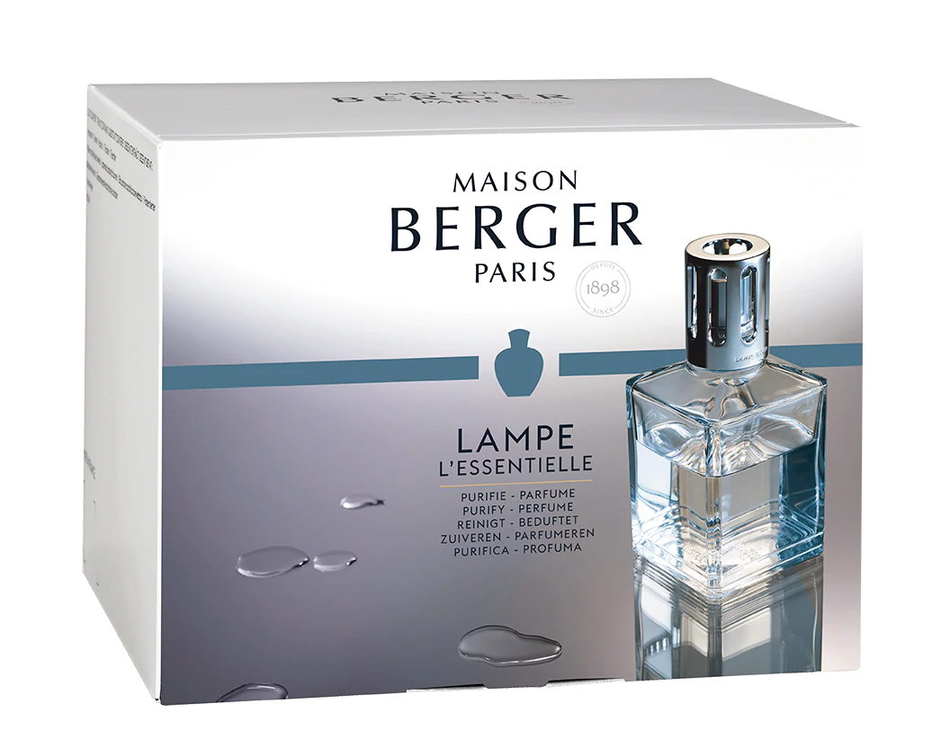 Maison Berger Paris, Lamp: Essential Square Gift Set w/Ocean Breeze & So Neutral