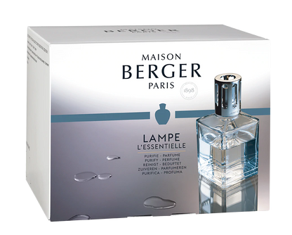 Maison Berger Paris, Lamp: Essential Square Gift Set w/Ocean Breeze & So Neutral