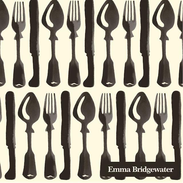 Napkin, Emma Bridgewater Black Toast Table, Cocktail