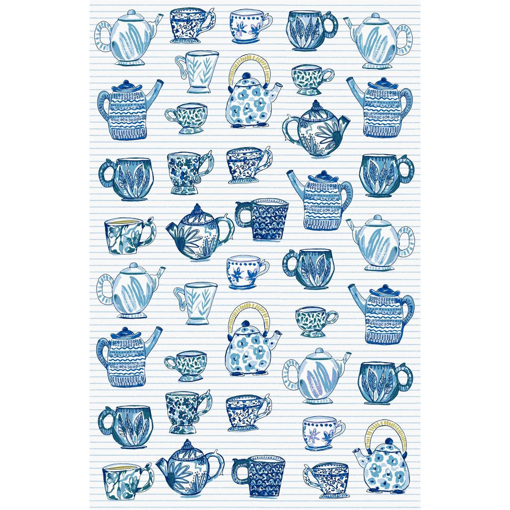 Tea Towel, Tea Cups by Ulster Weavers