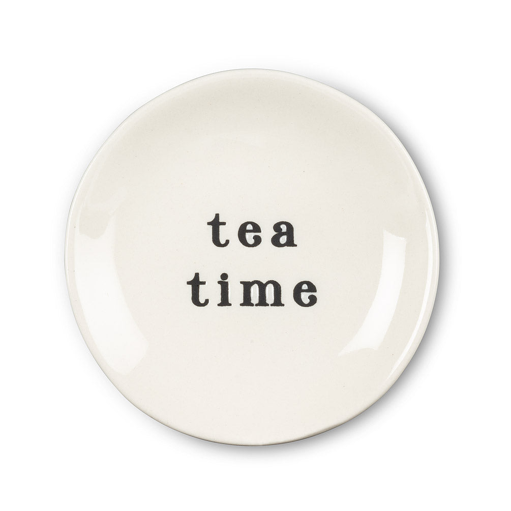 Teabag Holder / Tidy, small plate; Tea Time